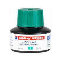 Edding Tusz wymienny do markerów permanentnych edding MTK 25, zielony, Manutan