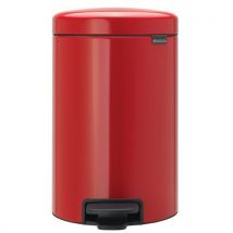 Kosz na śmieci z pedałem NewIcon 12 l czerwony – Brabantia Manutan