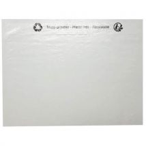 Kieszonki na dokumenty samoprzylepne Pac List, niezadrukowane, 162 x 120 mm, 1000 szt., Manutan