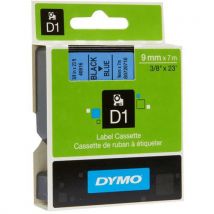 Dymo Taśma D1, szerokość 9 mm, niebieska, czarny nadruk, Manutan