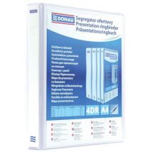 Segregator ofertowy DONAU, A4/4RD/40, biały, Manutan