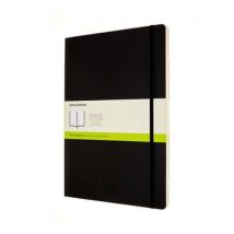 Notes MOLESKINE Classic A4 (21x29,7 cm) gładki, miękka oprawa, 192 strony, czarny Manutan