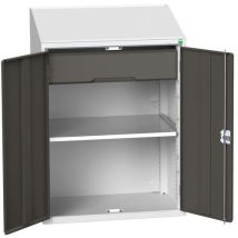 Bott - Szafka z biurkiem warsztatowym Verso - 113x80x55 cm, 1 półka, 1 szuflada, stal, szaro-antracyt
