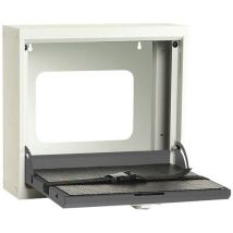 Metalowa torba na laptopa Bott w kolorze szaro-antracytowym Manutan