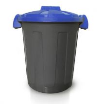 Mobil Plastic Plastikowy kontener Carlson na odpady segregowane, pojemność 25 l, szary/niebieski, Manutan
