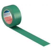 Taśma znakująca PVC Tesa, 50 x 0,18 mm, długość 33 m, zielona Manutan