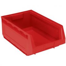 Pojemnik plastikowy Manutan Expert 19 x 30,3 x 48,5 cm, czerwony,