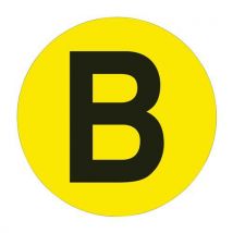 Beaverswood Okrągły samoprzylepny znacznik podłogowy, litera B Manutan