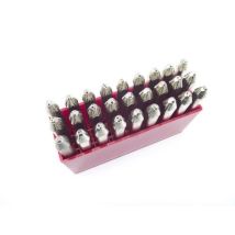 Znaczniki do metalu – litery, 3 mm Manutan