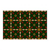 Tapete de Entrada Snowstar Verde 120x180cm Poliamida Uso Moderado - Notrax
