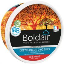 Boldair - Gel para eliminação de odores c/ fragrância de madeira âmbar,