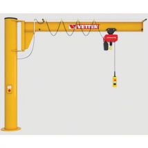 Grua de bandeira recta de coluna - Capacidade 250 kg