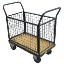 Manutan Expert - Carro c/ 4 espaldares grad. 996x513 mm 500 kg – rodas em tpr,