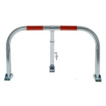 Arco de Estacionamento com Fechadura - Aço Prata/Zinco - 770x337mm - Aparafusar - Viso