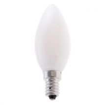 Velamp - Lâmpada c/ filam. Led opal oliva c35 4 w/470 lm e14 3000 k,