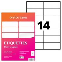 Etiqueta multiusos - Impressão laser/jacto de tinta