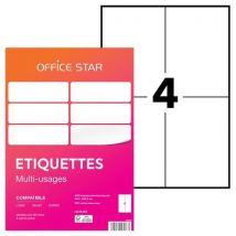Etiqueta multiusos - Impressão laser/jacto de tinta