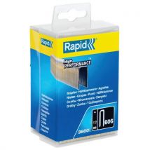 Rapid - Caixa com 3600 agrafos de 606/12 mm galvanizados,