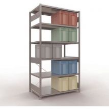 Schulte - Elemento inicial easy-fix de face simples de 2500x1300x800 galvanizado,