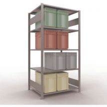 Schulte - Elemento inicial easy-fix de dupla face de 2000x1000x800 galvanizado,