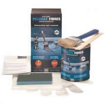 Cobertura 1.5m²/L - Exterior Durável - Kit Reparação Telhados Impermeabilizante Cinzento Escuro 1L - Rust-Oleum