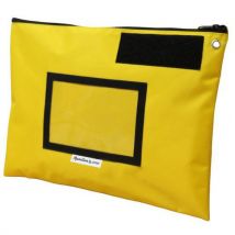 Saco de Distribuição de Correio Bolsa de Transporte 40x30 Amarelo - Poliéster Resistente 5kg - Manutan Expert