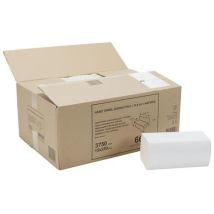 Lote 15 Maços Papel Limpeza Mãos Neutro - Toalhetes Ecológicos Dobrados V - 250 Folhas/Maço - Uso Alimentar - Embalagem 100% Reciclável