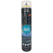 Tinta em Aerossol TRACING PRO 750ml Amarelo - Marcação de Armazém - Secagem Rápida - Soppec