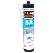 Mástique Silicone Sanitário Transparente 300ml - Vedação Duradoura e Resistente a Temperaturas - Rubson