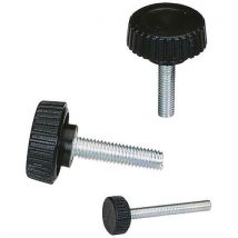 Manípulo AV Poliamida D.10 - Haste Aço M3x10 - Ø 10mm - Resistente e Durável - Boutet