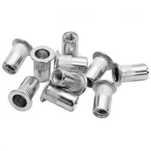 Rapid - Porcas de rebitar m5 – paraf. Ø 5 mm – blister de 20 + broca,