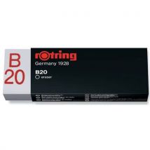 Rotring - Conjunto de 20 borrachas rapid-eraser b20 – rotring ,