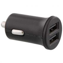 TNB - Carregador-isqueiro duplo usb 2.4a – preto – t'nb,