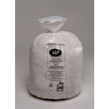 JetSac - Saco de lixo reciclável – resíduos aliment. – 110 l – branco,