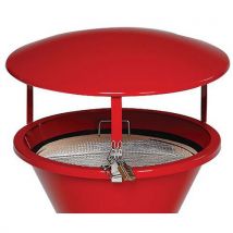 Var - Cobertura para cinzeiro-ampulheta – vermelho – var,