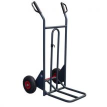 Transportador ergonómico em aço - 350 kg - Roda antifuros