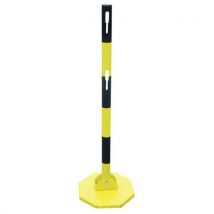 Poste para corrente - Metal com base rebatível