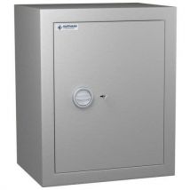 Cofre Vulcain 130L Chave Cinzento - 2 Prateleiras - 210kg - Proteção Fogo - Hartmann Tresore