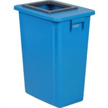 Probbax - Caixote de lixo de separação seletiva azul – 60 l – probbax,