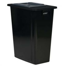 Probbax - Caixote de lixo de separação seletiva preto – 60 l – probbax,