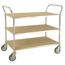 Carro de plataformas ESD - 3 plataformas - Capacidade de 250 kg