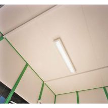 Branco - Ideal para Divisórias e Cabines - Teto para Cabine de Oficina Largura < 3m