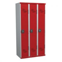 Cacifo com 3 colunas Seamline Optimum - Coluna de 300 mm de largura - Com base - Acial