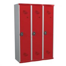 Cacifo com 3 colunas Seamline Optimum - Coluna de 400 mm de largura - Com base - Acial