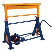 Apoio de Segurança Reforçado para Reboques - 15t, 1080-1300mm Altura, 75kg - Alta Capacidade e Durabilidade - Manutan Expert