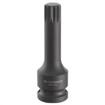 Chaves de caixa de impacto longas 1/2" XZN macho