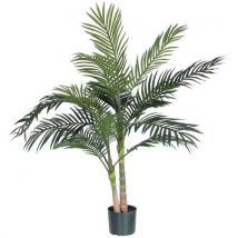 Vepabins - Planta palmeira areca golden cana verde, altura 120 cm,