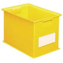 Caixa empilhável - Amarelo - 200 a 630 mm de comprimento - 3,6 a 85 L