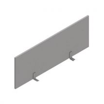 Biombo de Separação Cinzento Claro 120cm - Mélamine - Clássico - Ideal para Escritório - Quadrifoglio