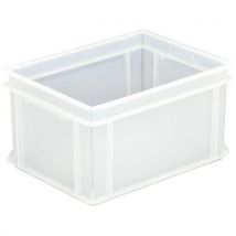 Caixa empilhável transparente de norma europeia RAKO - 10 a 40 L